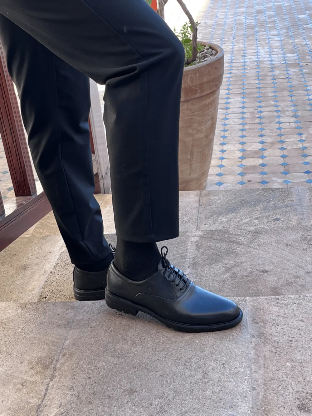 chaussures en cuir