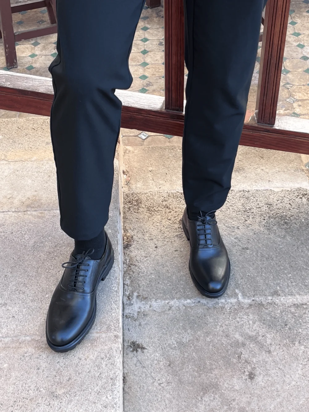 chaussures en cuir