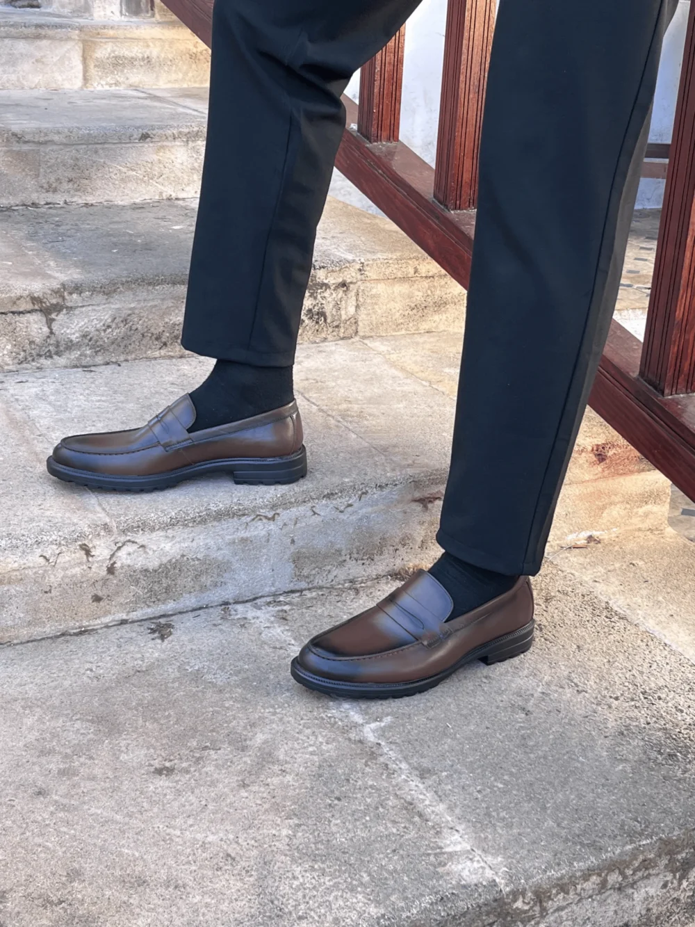 chaussures en cuir