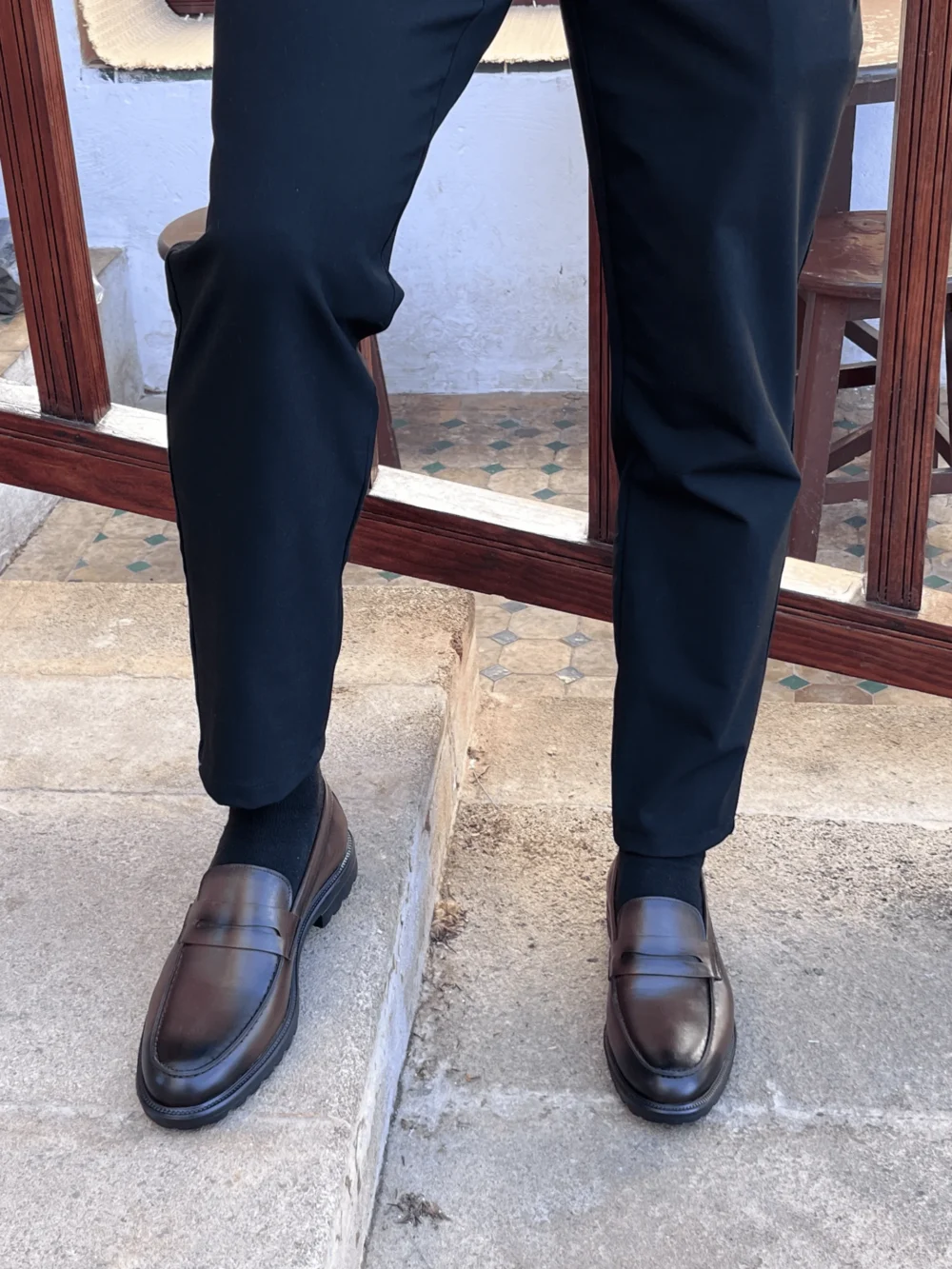 chaussures en cuir