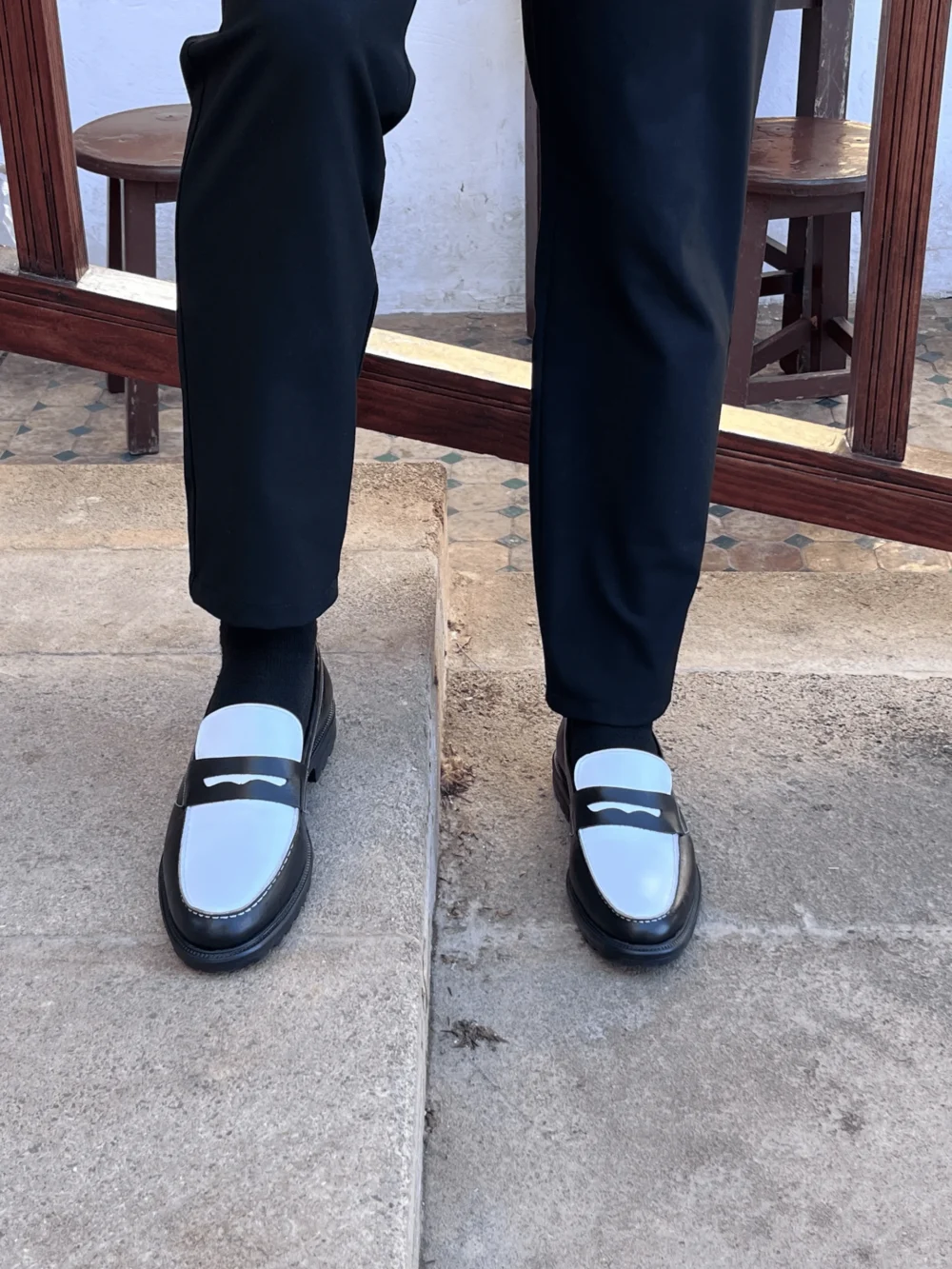 chaussures en cuir