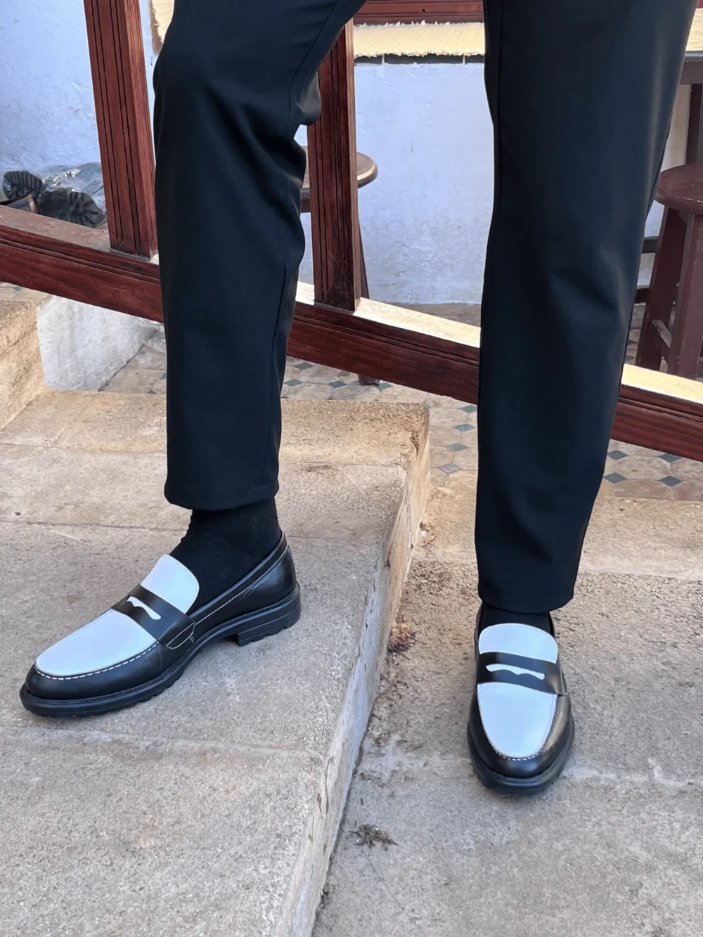 chaussures en cuir
