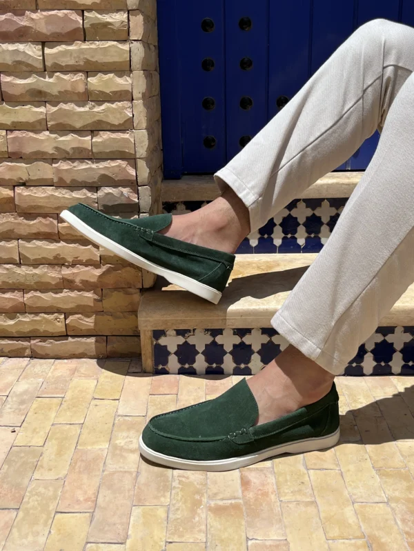 Suédois Loafer Vert